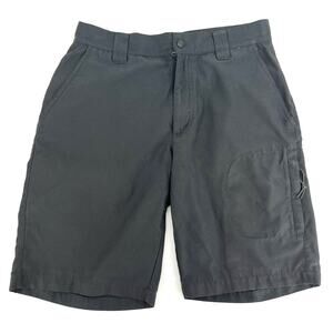 Columbia GRT Men's Gray Flat Front Polyester Athletic‎ casual Shorts (30 / 10)